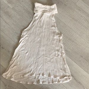 Free People Drippy ribbed sleeveless turtleneck